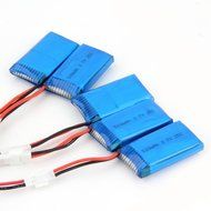 RioRand&reg; New 5x3.7V 500mAh Battery 2 to 5 Cable USB Charging Cable For Quadcopter(RR-UL36403) N3