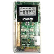 1 - Pocket AM/FM Digital Radio (Clear), 15 presets&mdash;5 AM/10 FM, Auto search, DT-120 CLEAR