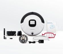 Seebest C565 Robotic Vacuum Cleaner with Home Charging Station, White