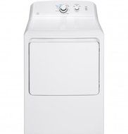 GE White Laundry Pair with GTW330ASKWW 27" Top Load Washer and GTX33GASKWW 27" Front Load Gas Dryer