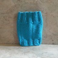 Cotton Knit Coffee Cup Sleeve Mod Blue N2