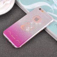iPhone 6 Plus / 6S Plus Case Cover,TYoung(TM) Luxury 3D Diamond DIY Necklace Swan Pattern Soft TPU Silicone Full... N10