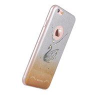 iPhone 6 Plus / 6S Plus Case Cover,TYoung(TM) Luxury 3D Diamond DIY Necklace Swan Pattern Soft TPU Silicone Full... N11