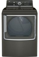 GE GTD86GSPJMC 28" Energy Star Certified Front Load Gas Dryer with 7.8 cu. ft. Capacity in Metallic Carbon