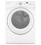 Whirlpool WGD70HEBW Duet 7.4 Cu. Ft. White Stackable Gas Front Load Dryer N3