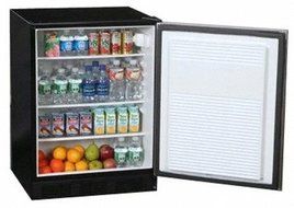 Summit FF7BKEYPAD: Commercially approved under-counter all refrigerator for free-standing use with keypad lo