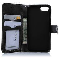 iPhone 7 Case (4.7 inch) - Slim Fit Wallet Counterfeit Cashmere Leather Extra ID/Credit Card Holders with Snap... N19