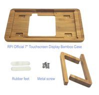 Eleduino Raspberry Pi Official 7&quot; Touchscreen Display Bamboo Case N6