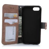 iPhone 7 Case (4.7 inch) - Slim Fit Wallet Counterfeit Cashmere Leather Extra ID/Credit Card Holders with Snap... N24