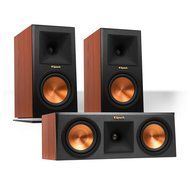 Klipsch RP-160M Reference Premiere Monitor Speakers Pair with RP-250C Center Channel Speaker (Cherry) N6