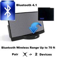 BMR A2DP Bluetooth Adapter Bluetooth Music Receiver Adapter for Bose Apple 30 Pin SoundDock Speaker- Bluetooth... N2