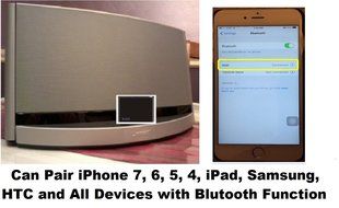 BMR A2DP Bluetooth Adapter Bluetooth Music Receiver Adapter for Bose Apple 30 Pin SoundDock Speaker- Bluetooth... N4