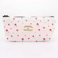 SymWell(TM) Storage Pouch Purse Sweet Flower Floral Pencil Pen Case Cosmetic Makeup Tool Bag Best Selling N5