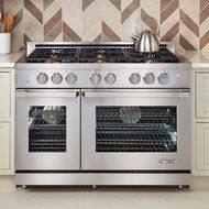 Dacor RNRP48GSNG 48" Renaissance Series Freestanding Gas Range with 6 Sealed Burners 8.0 cu. ft. Total Capacity... N2