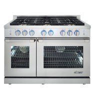 Dacor RNRP48GSNG 48" Renaissance Series Freestanding Gas Range with 6 Sealed Burners 8.0 cu. ft. Total Capacity... N4