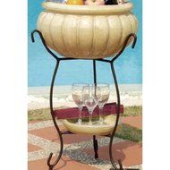 Alfresco Home Scanellato Beverage Cooler, Antique Cream