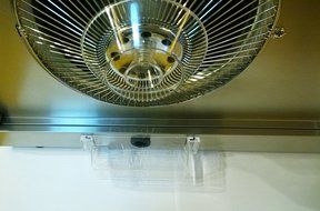 CYBER Classic Designs Seamless Steel Under Cabinet Range Hood 30" Two Speed Turbo Button N4