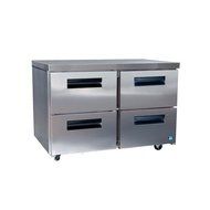 Hoshizaki CRMR60-D4 60" NSF Certified Commercial Series Undercounter Refrigerator with 4 Drawers 17.55 cu. ft....
