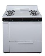BLK100WP 36" Cordless Freestanding Gas Range With Battery Ignition 4 Cooktop Elements 3.9 cu. ft. Oven Capacity...