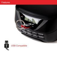 Duronic RCD017 Micro Hi-Fi Audio System with CD/MP3 CD/USB/FM Radio/AUX - Connect and play from your MP3/iPhone... N6