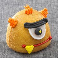 Sweet Creations 4-Cup 3D Halloween Monster Cake Pan, Gray N4