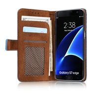 TYoung Magnetic Wallet Case Cover for Samdung Galaxy S7 Edge,Retro Style Multi-function Breathable Artificial... N3