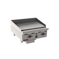 Vulcan 924RX-30 Heavy Duty Gas Griddle 24" W x 30" D plate 54,000 BTU countertop