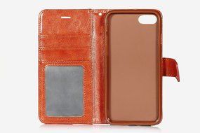 iPhone 7 Case, [4.7 Inch] HLCT PU Leather Case, With Soft TPU Protective Bumper, Built-In Kickstand, Cash And... N10