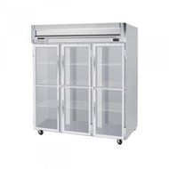 Beverage-Air HF3-5HG 78" Horizon Series Three Section Glass Half Door Reach-In Freezer 74 cu.ft. capacity Stainless...