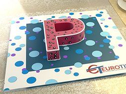 14&quot; ALPHABET &quot;P&quot; BIRTHDAY WEDDING ANIVERSARY CAKE TIN N2
