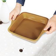 Yilove Square Cake Pan, Non-stick Silicone Baking Mold, 9 inch N9