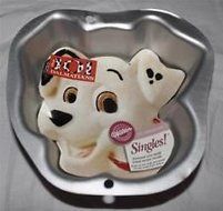 Wilton Cake Pan: Singles 101 Dalmations Puppy Dog Baking Mold Tin (2105-1133) N2