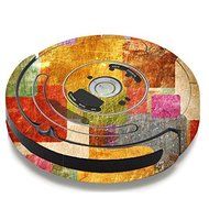 Skin Decal Vinyl Wrap For IRobot Roomba 650 655 Vacuum / Grunge Pattern
