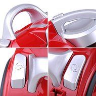 Bagless Canister Vacuum Floor Cleaner HEPA Filter on Wheels N6