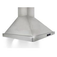 30" Stainless Steel Wall Mount Touch Panel Controls LED Light Lamp Range Hood N2