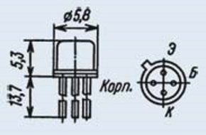 Transistors Germanium GT322A analogue 2N1868, 2N274, AF106, GF515 USSR 15 pcs N2