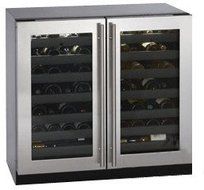 U-Line U3036WCWCS00B 36" Built-In Wine Storage, Stainless Steel