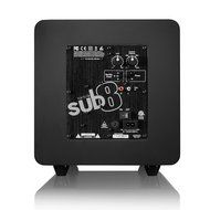 Kanto sub8 Powered Subwoofer &ndash; 8&rdquo; Paper Cone Driver &mdash; Powerful Bass Extension &ndash; Gloss Black N10