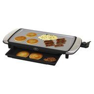 Oster DuraCeramic 10&rdquo; x 20&rdquo; Electric Griddle w/Warming Tray