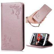 S7 Case,Samsung Galaxy S7 Case - Wallet Embossed Flowers Smart Magnetic Close High Quality Premuim PU Leather... N14