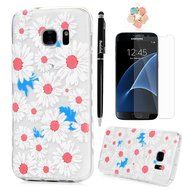 Badalink Galaxy S7 Case Shock-Absorbing Drop Protection TPU Bumper Protective Back Cover Slim-Fit Flexible Easy... N87