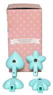 Cake Pop Baking Tong Set - Star Heart and Flower Mold Maker - Fun Easy Handmade Cake Ball Scissors with 100 Premium... N5