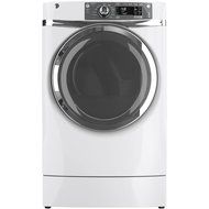 GE GFDR480EFWW 8.3 Cu. Ft. White With Steam Cycle Electric Dryer N2