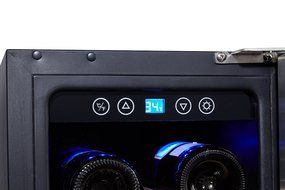 Kalamera 12'' Wine refrigerator 18 Bottle Built-in or Freestanding with Stainless Steel &amp; Double-Layer Tempered... N5