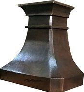 Custom Copper Vent Hood (dark, 60") N3