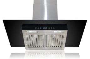 AKDY New 36" European Style Wall Mount Stainless Steel Range Hood Vent Touch Sensor Control AZ-H837C-90 N2