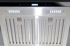 AKDY New 36" European Style Wall Mount Stainless Steel Range Hood Vent Touch Sensor Control AZ-H837C-90 N3