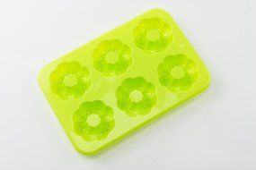 6 Cavity Round Cirle Shape Cake Mold Flower Baking Mould N2