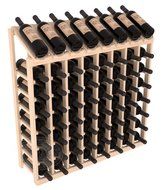 Wine Racks America Ponderosa Pine 8 Column 8 Row Display Top Kit. 13 Stains to Choose From! N11