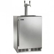 Perlick HP24TS-3-1R2 24" Signature Series Indoor Beer Dispenser with Dual Faucet Tower Complete Self-Contained...